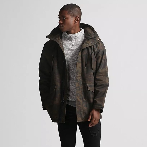 Men’s Express Camo Parka Size XL - Picture 1 of 4